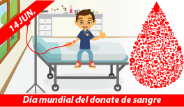 14 DE JUNIO. DÍA MUNDIAL DEL DONANTE DE SANGRE
